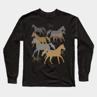 Horse Equestrian Long Sleeve T-Shirt